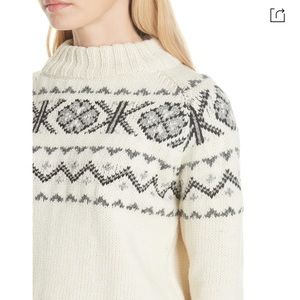 Nwt Daughter Fair Isle 0 Merino Wool 